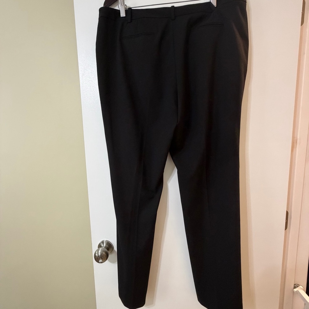 Calvin Klein Black Suit Trousers Pants Size 16 - Picture 4 of 7